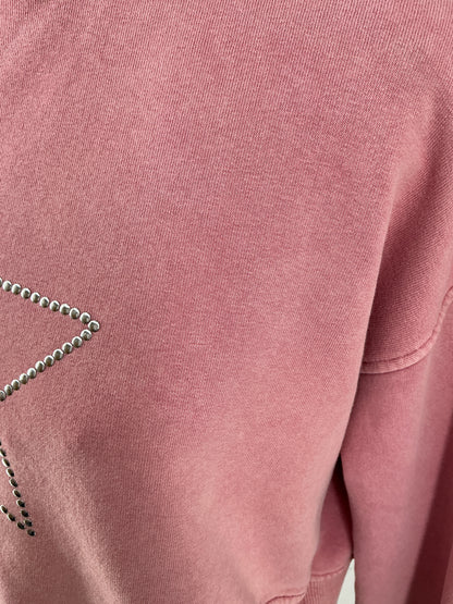ZARA Kids Pink Sweatshirt Star Design Size 148cm