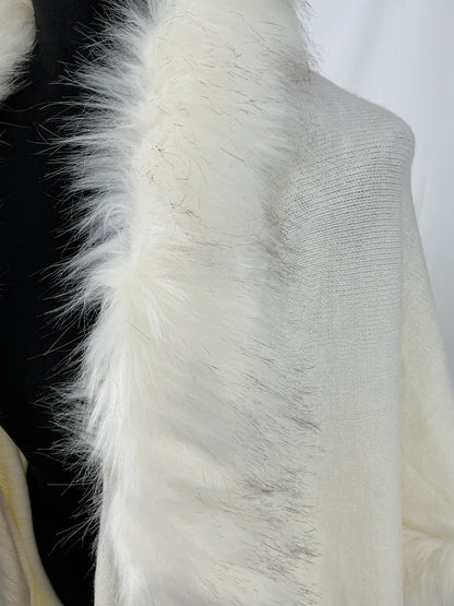Beige Double Layers Cape
