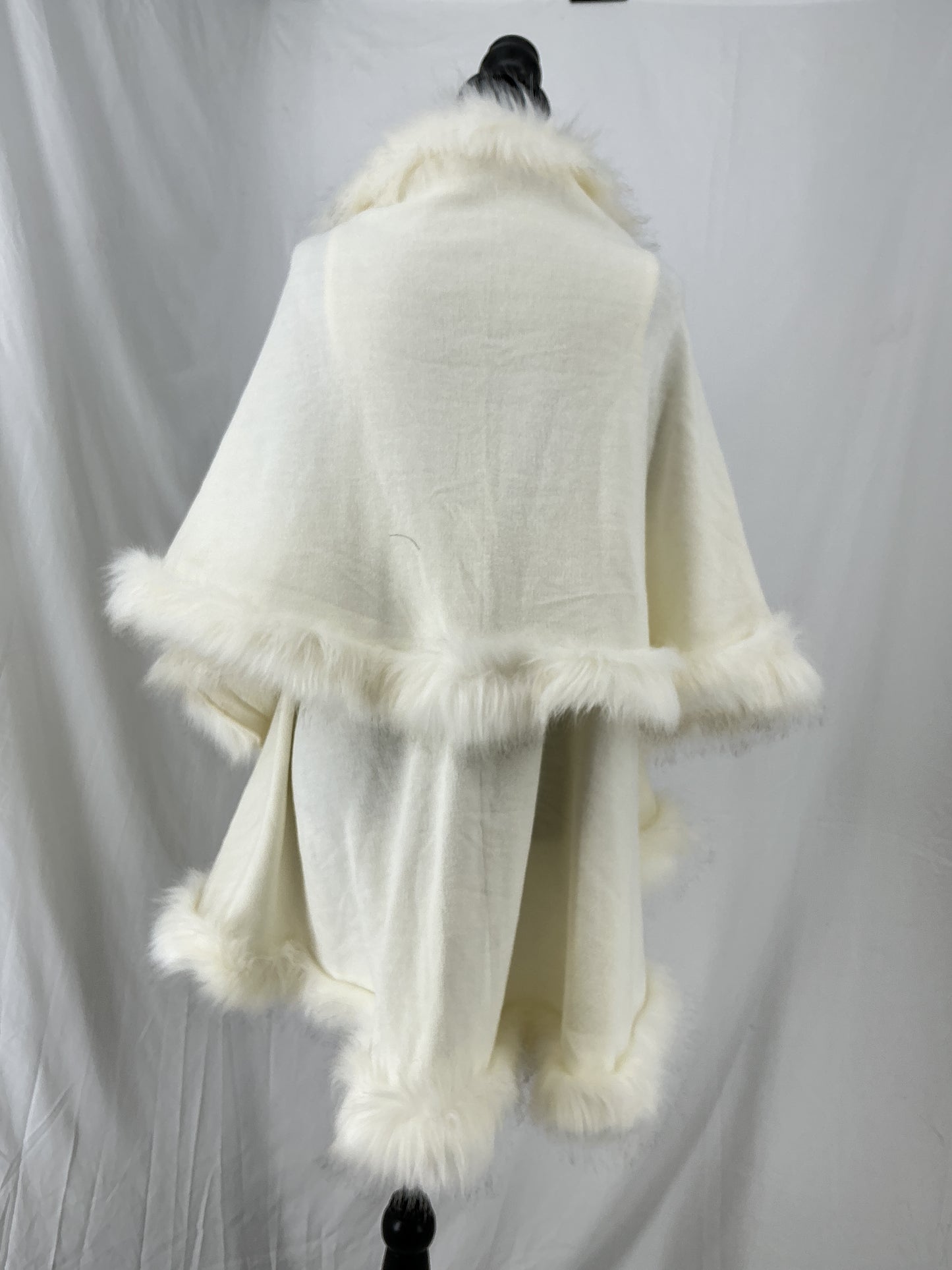 Beige Double Layers Cape