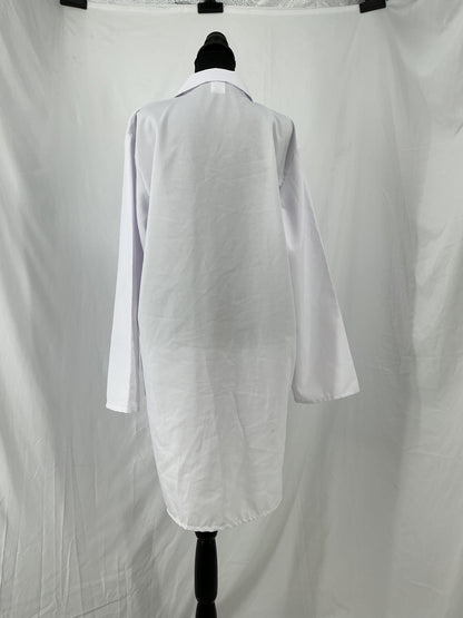 Dress America White Lab Coat Size M