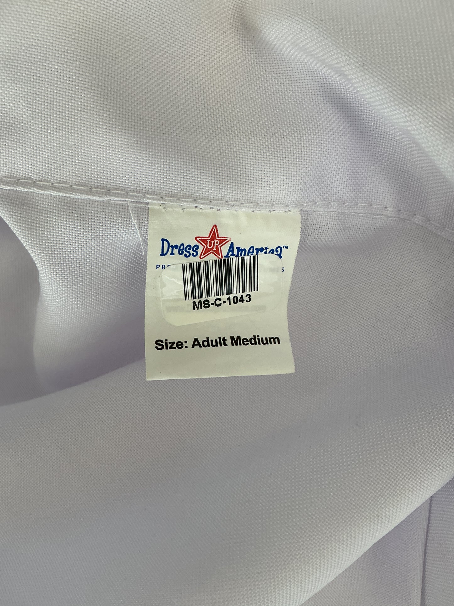 Dress America White Lab Coat Size M