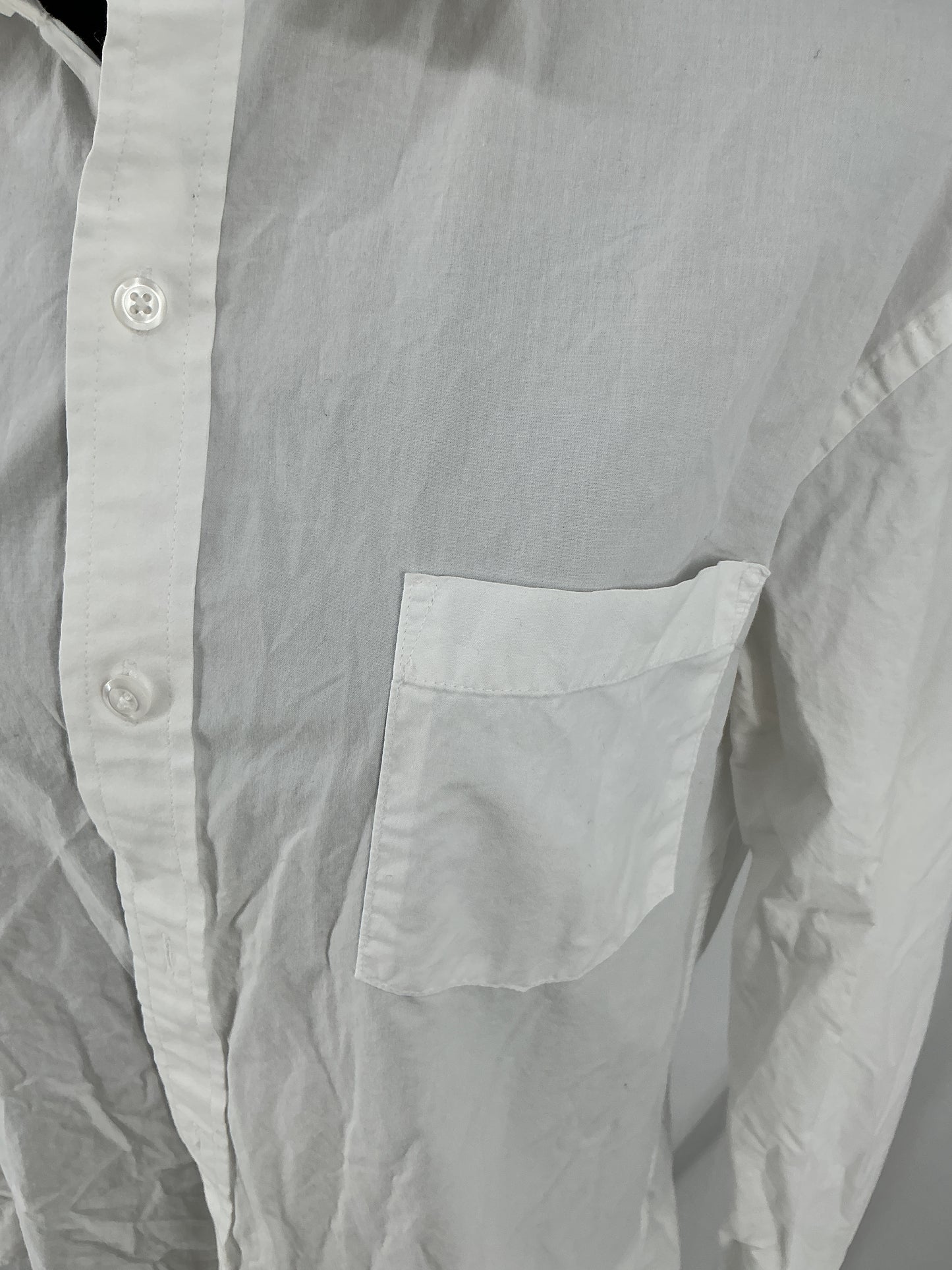 Amazon Essientials White Suit Shirt With Pocket Size L