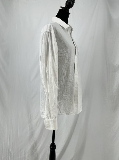 Amazon Essientials White Suit Shirt With Pocket Size L