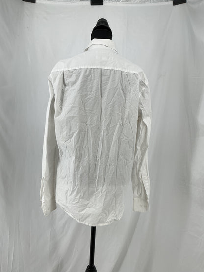 Amazon Essientials White Suit Shirt With Pocket Size L