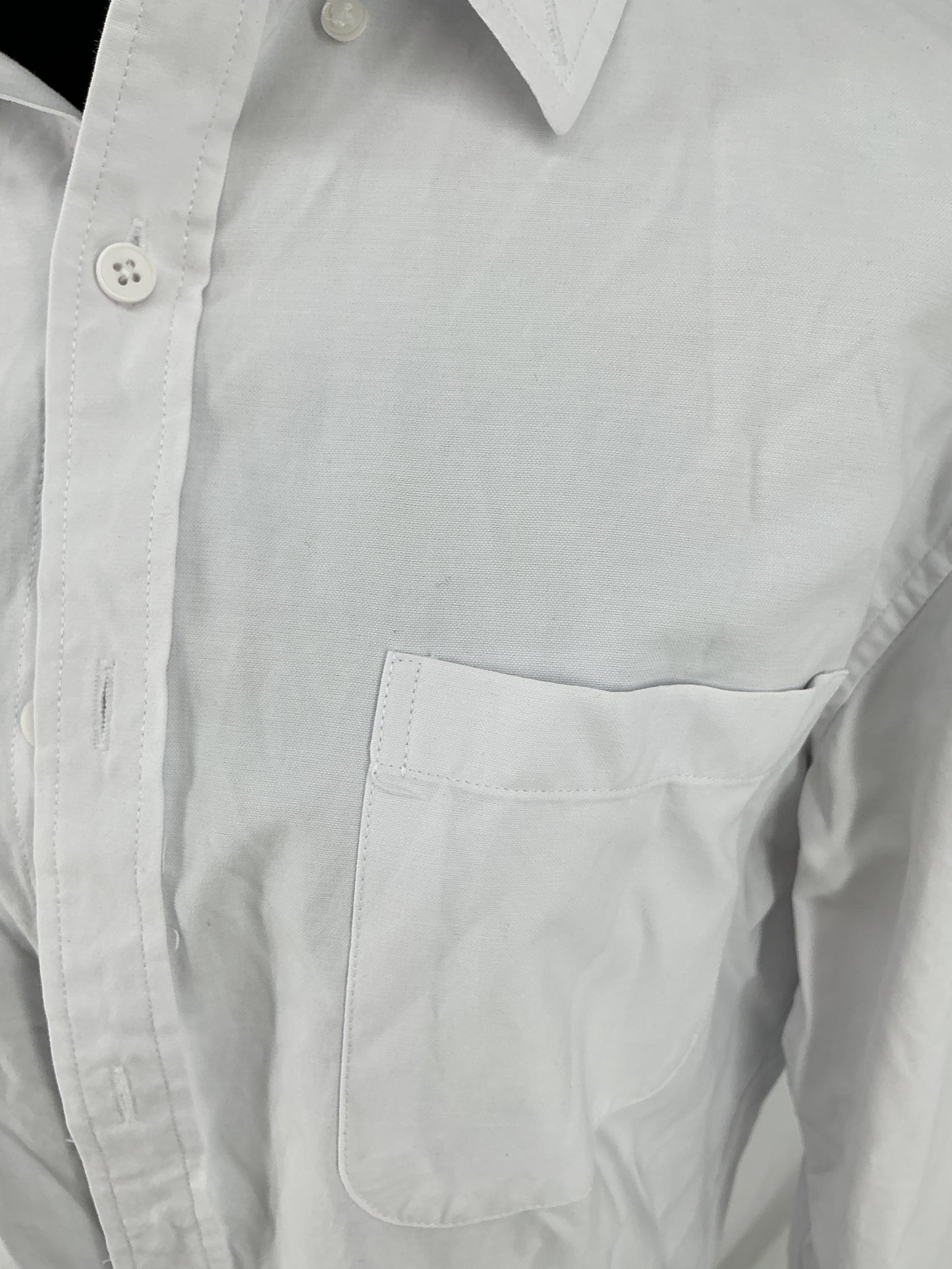 White Suit Shirt Size M