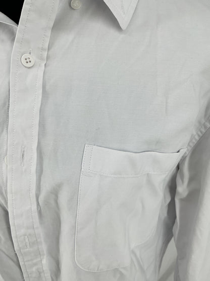 White Suit Shirt Size M