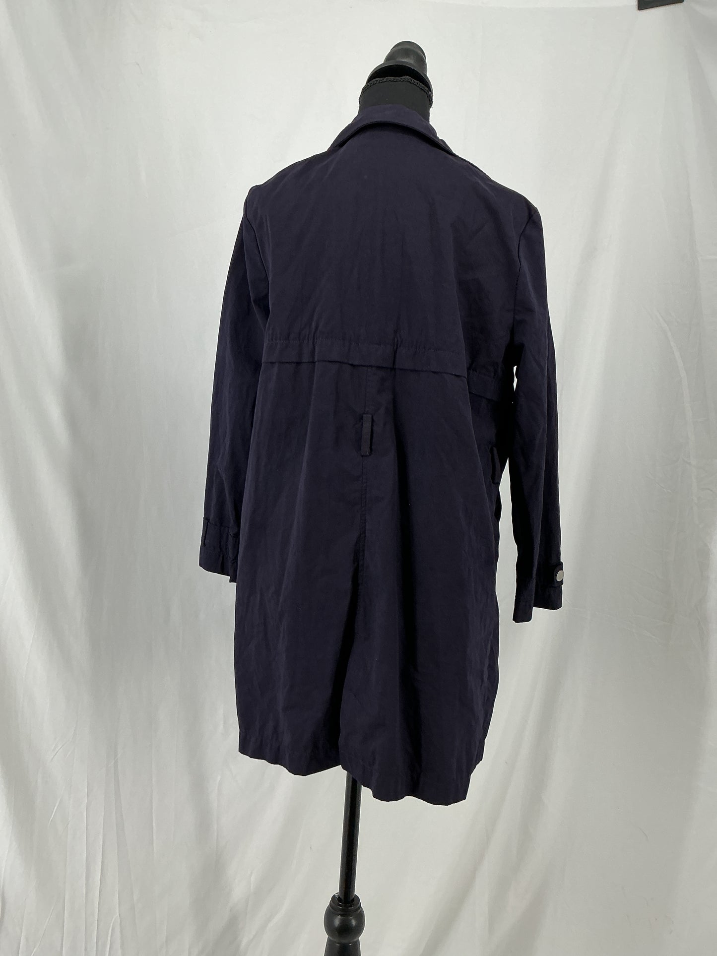 ZARA Dark Indigo Open Front Duster Coat Size 152cm