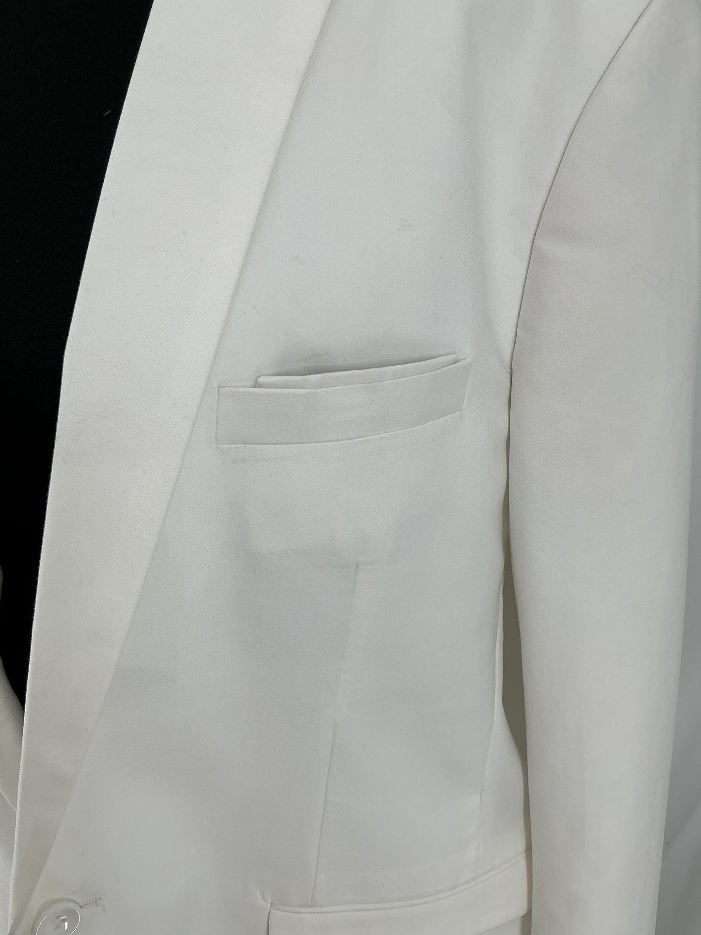 COOFANDY White Single Breasted Blazer and Pants Suit Set Size XL