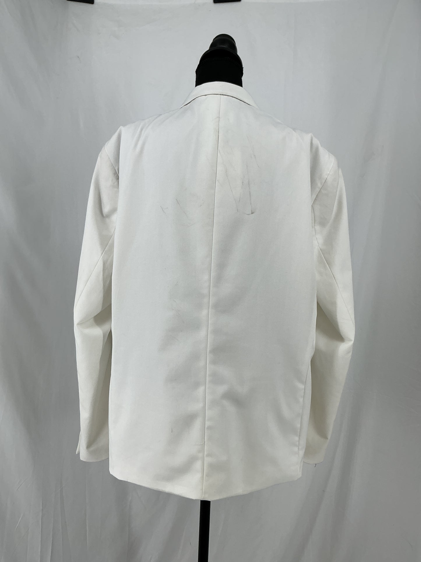 COOFANDY White Single Breasted Blazer and Pants Suit Set Size XL