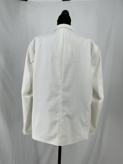 COOFANDY White Single Breasted Blazer and Pants Suit Set Size XL