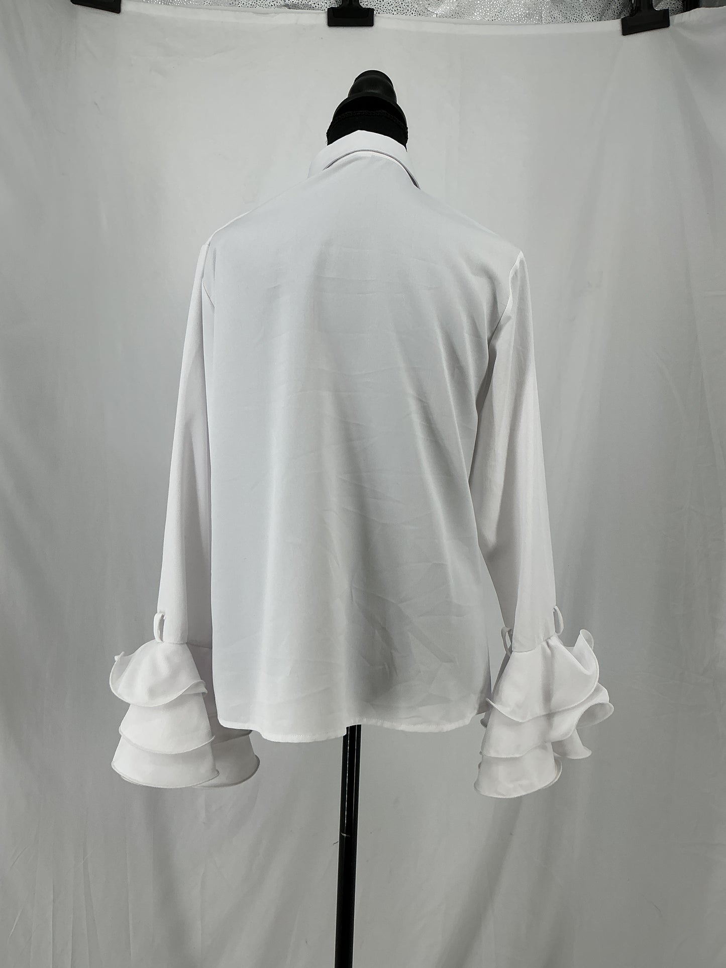 White Suit Shirt Size S