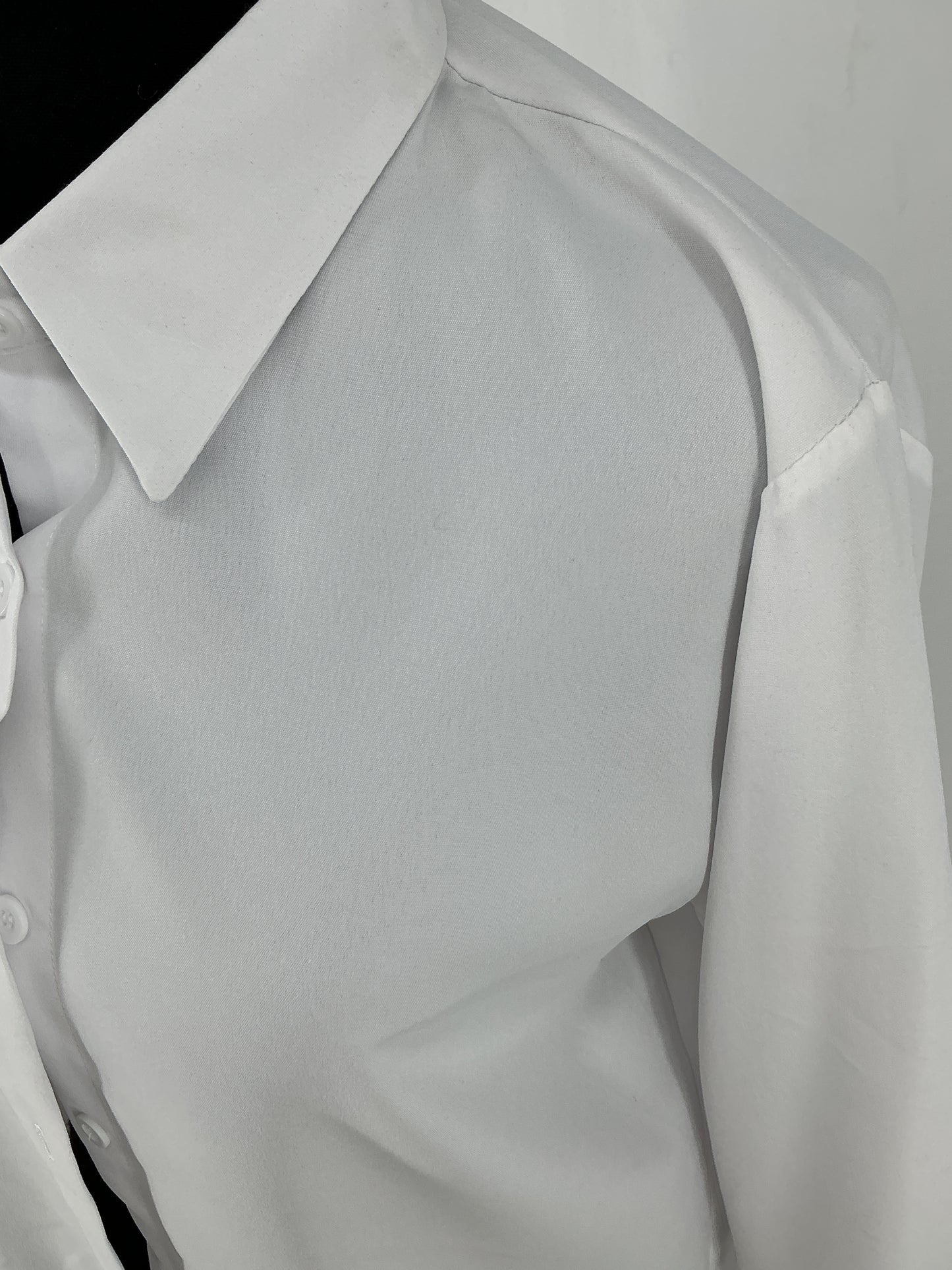 White Suit Shirt Size S
