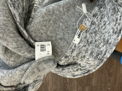 COOFANDY Marled Knit Collared Pullover with Button Placket Size M