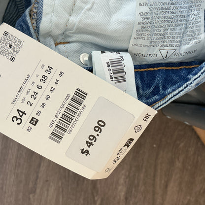 ZARA Blue Jeans Size 34