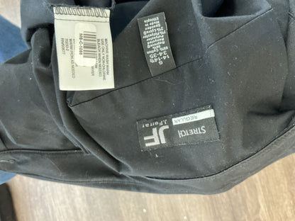 Black Fitted Long Sleeve Tailored Dress Shirt Size S