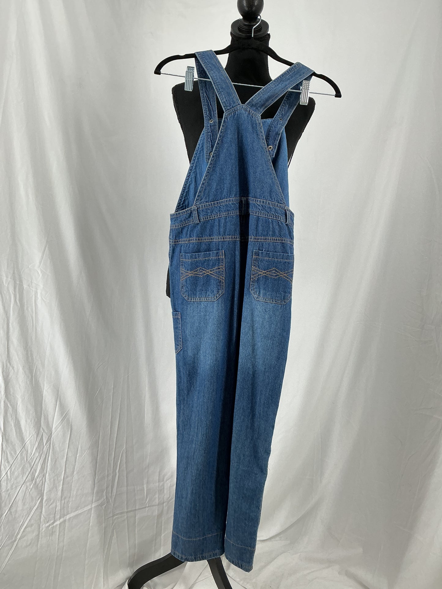 Classic Medium Wash Denim Overalls Size 10