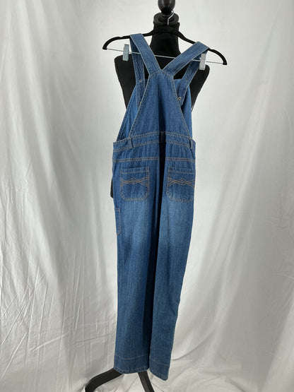 Classic Medium Wash Denim Overalls Size 10