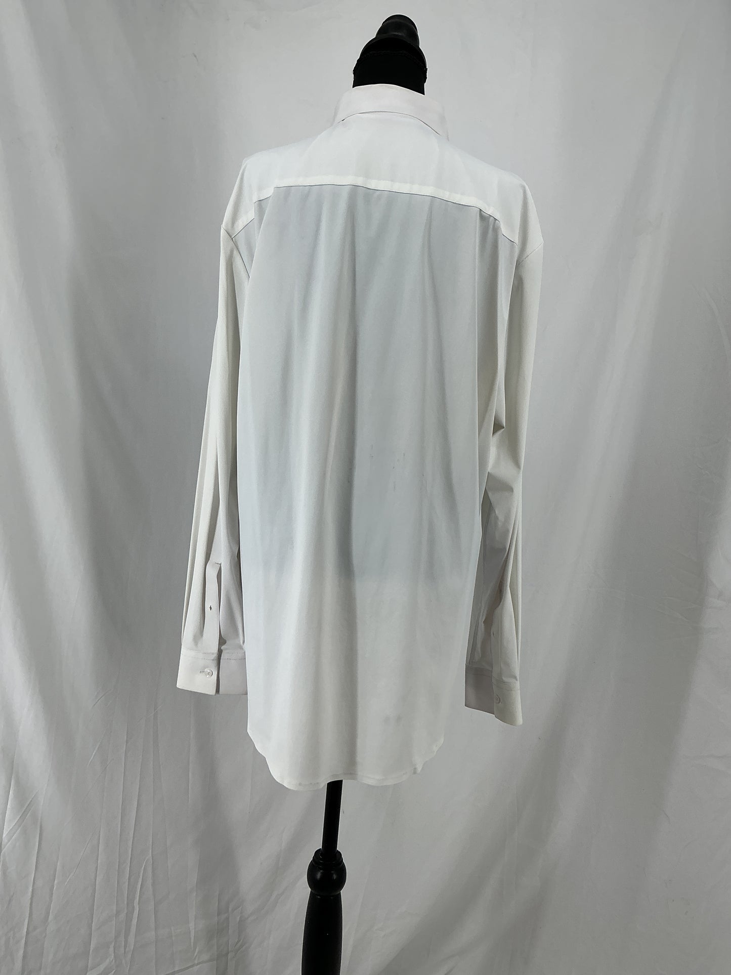MENS & GENTLE White Suit Shirt Size XL