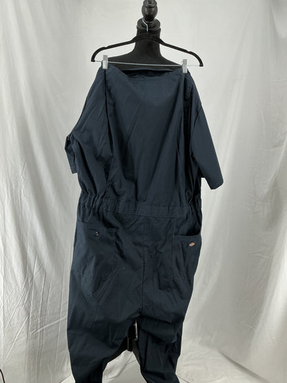 DICKIES Short Sleeve Navy Blue Work Coveralls Size XL