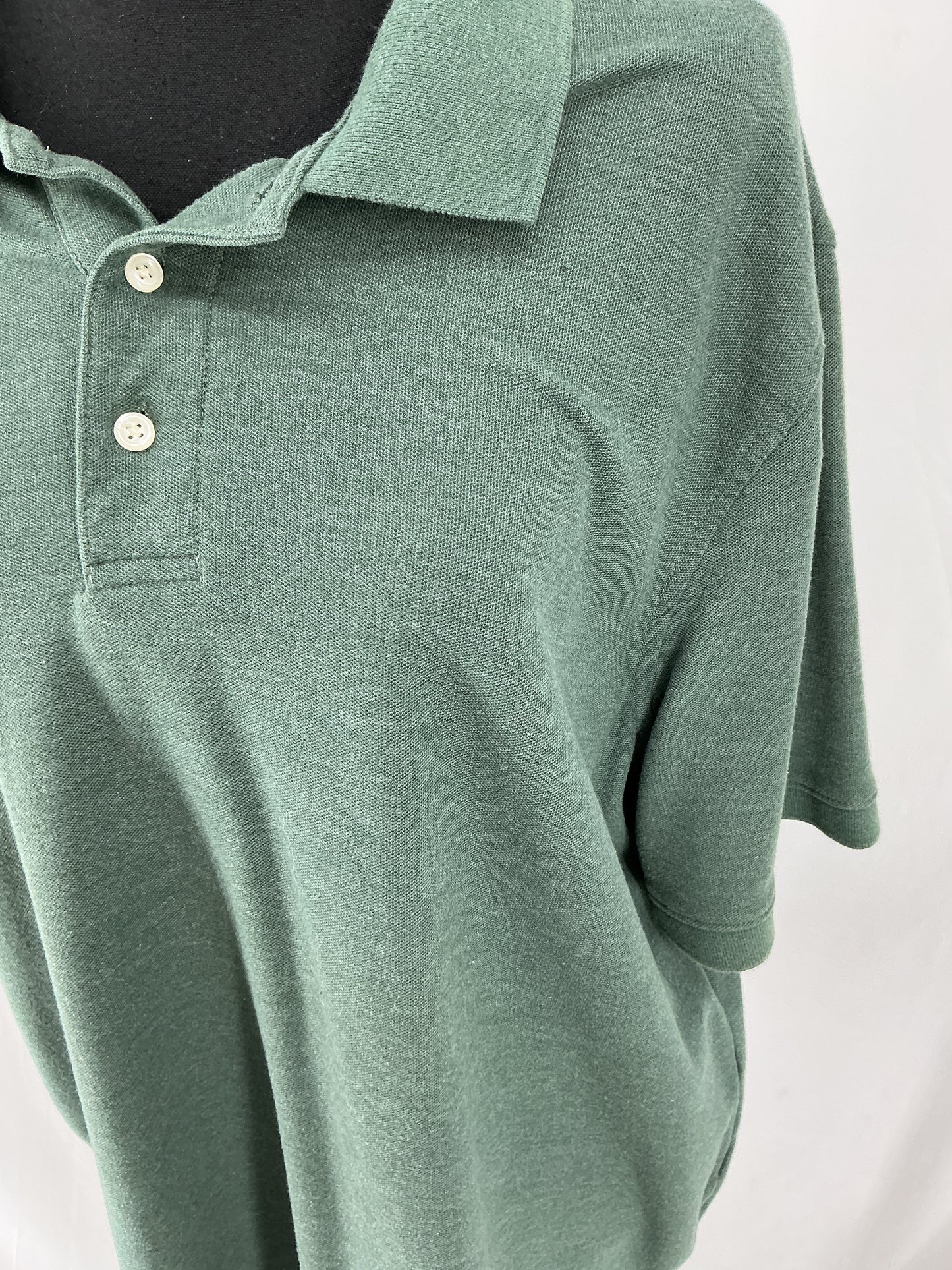 Classic Forest Green Short Sleeve Polo Size XL