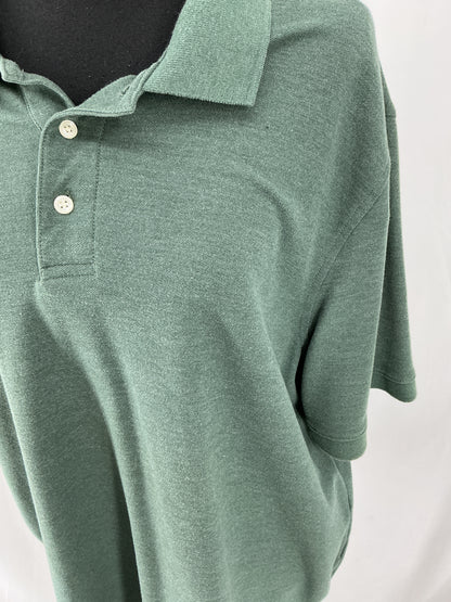 Classic Forest Green Short Sleeve Polo Size XL