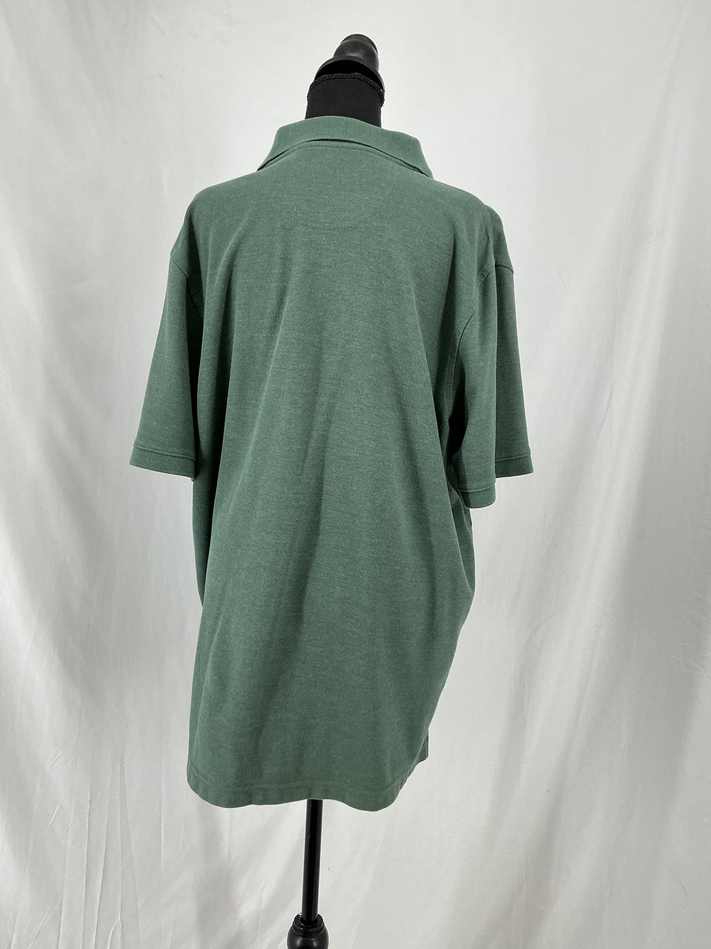 Classic Forest Green Short Sleeve Polo Size XL