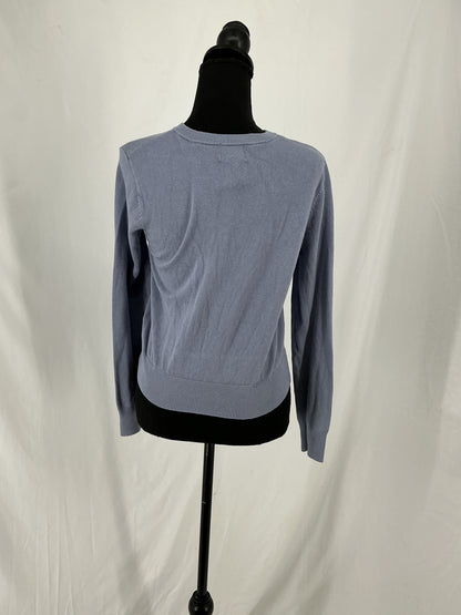Dusty Blue Button-Up Cardigan Size S