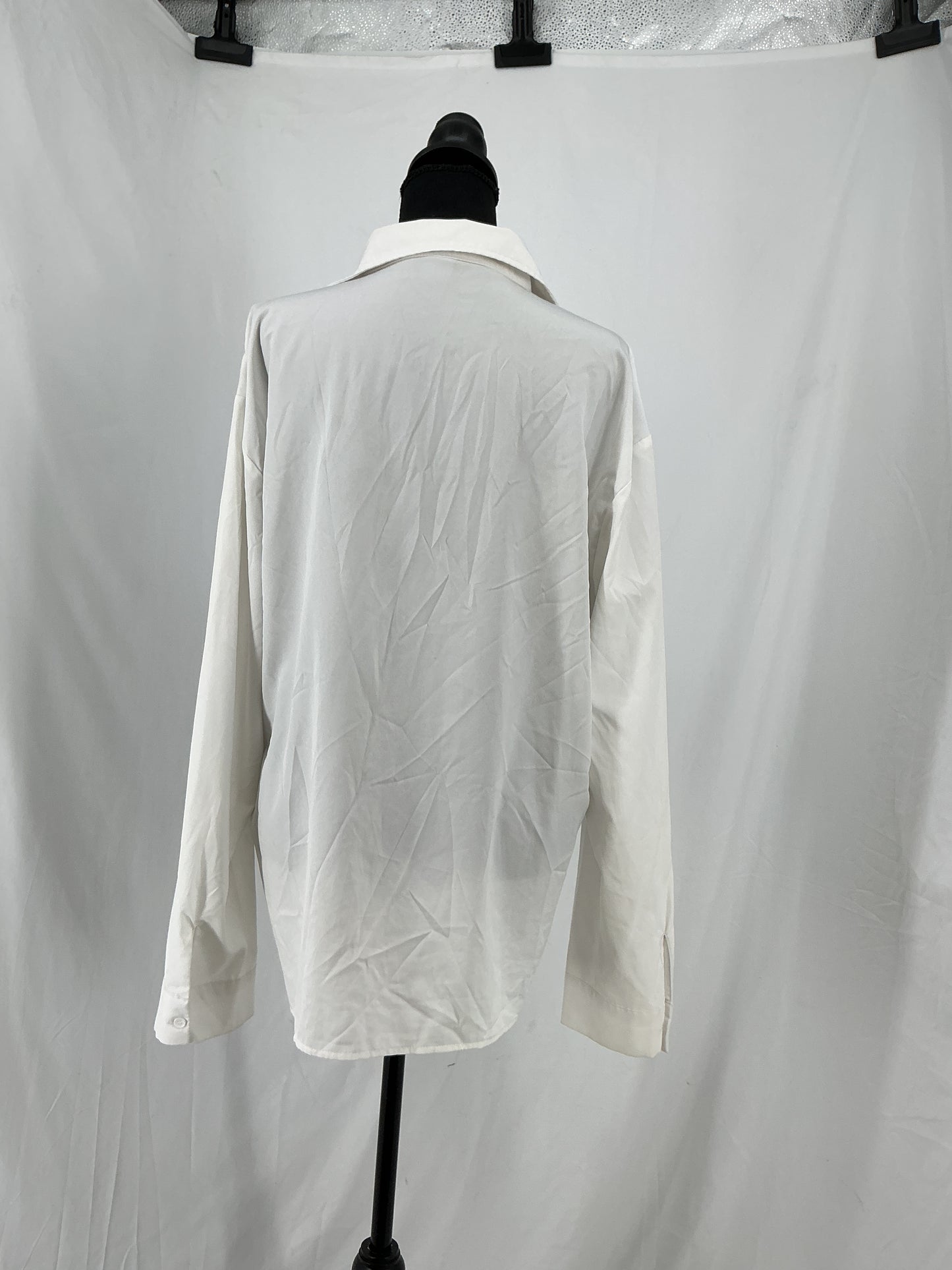 MANFINITY White Suit Shirt Size M