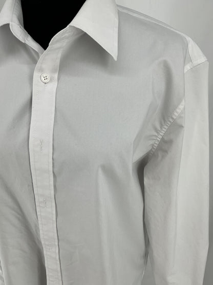 White Suit Shirt Size M