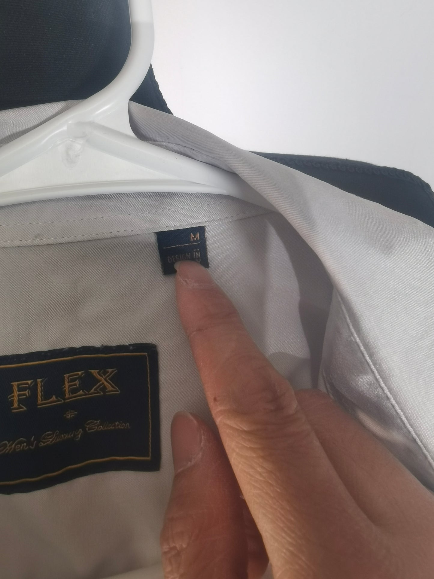 J.VER Men's Dress Shirts Stretch Stain Shield Long Sleeve Solid Formal Shirt Business Casual Button Down Shirts Size M