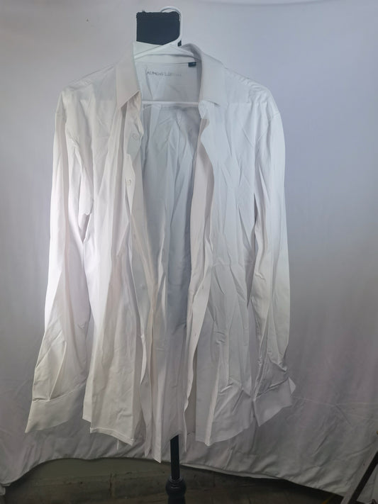 Men's Shirt White Long Sleeve Size XL