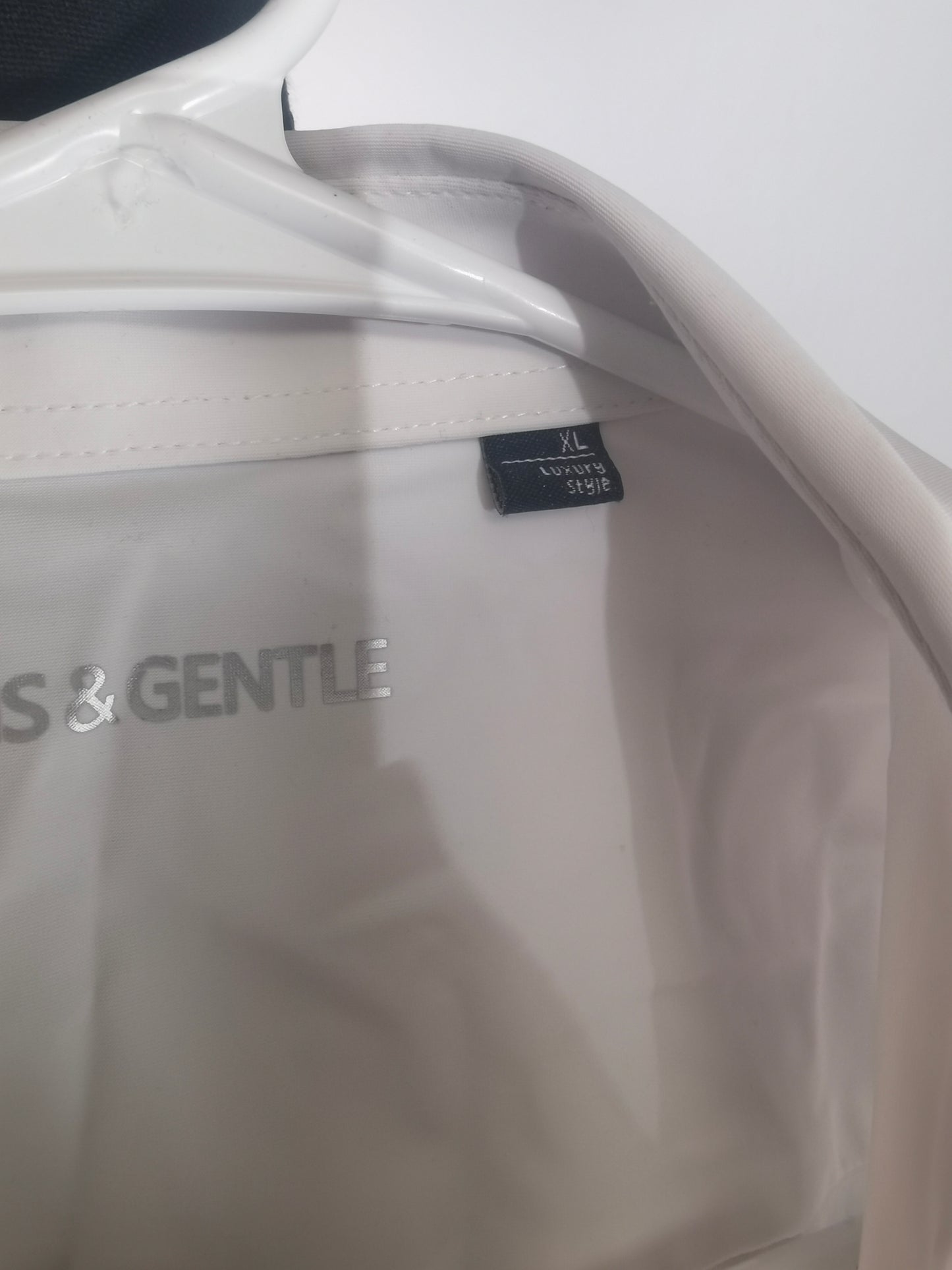 Men's Shirt White Long Sleeve Size XL