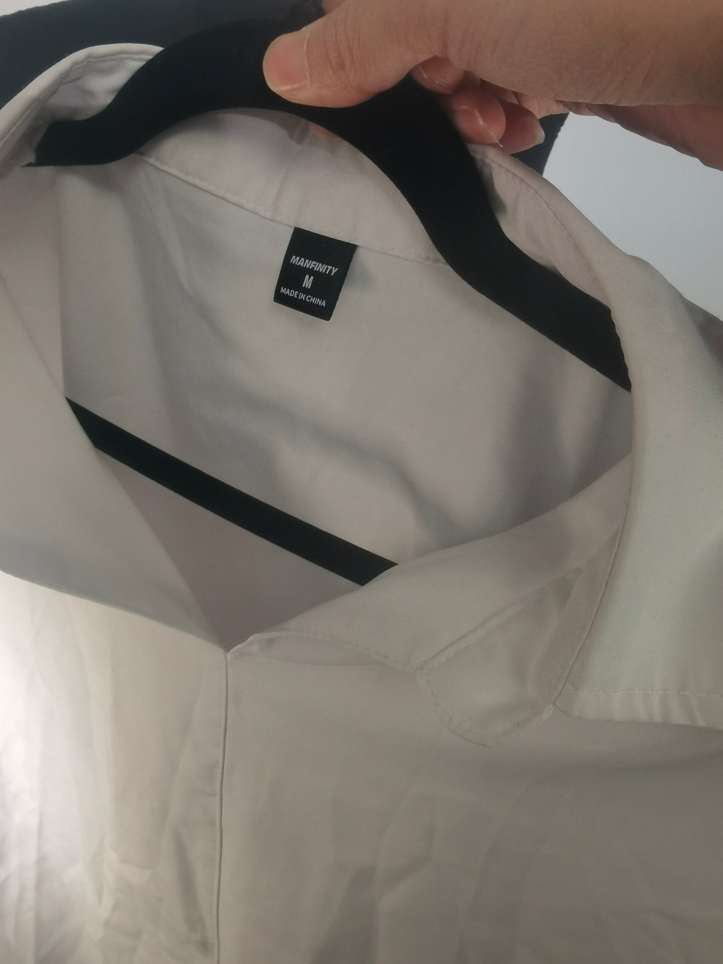 Manfinity Homme Men's Loose Fit White Shirt Size M