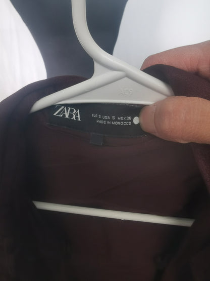 Women's Red Shirt Long Sleeve Size S