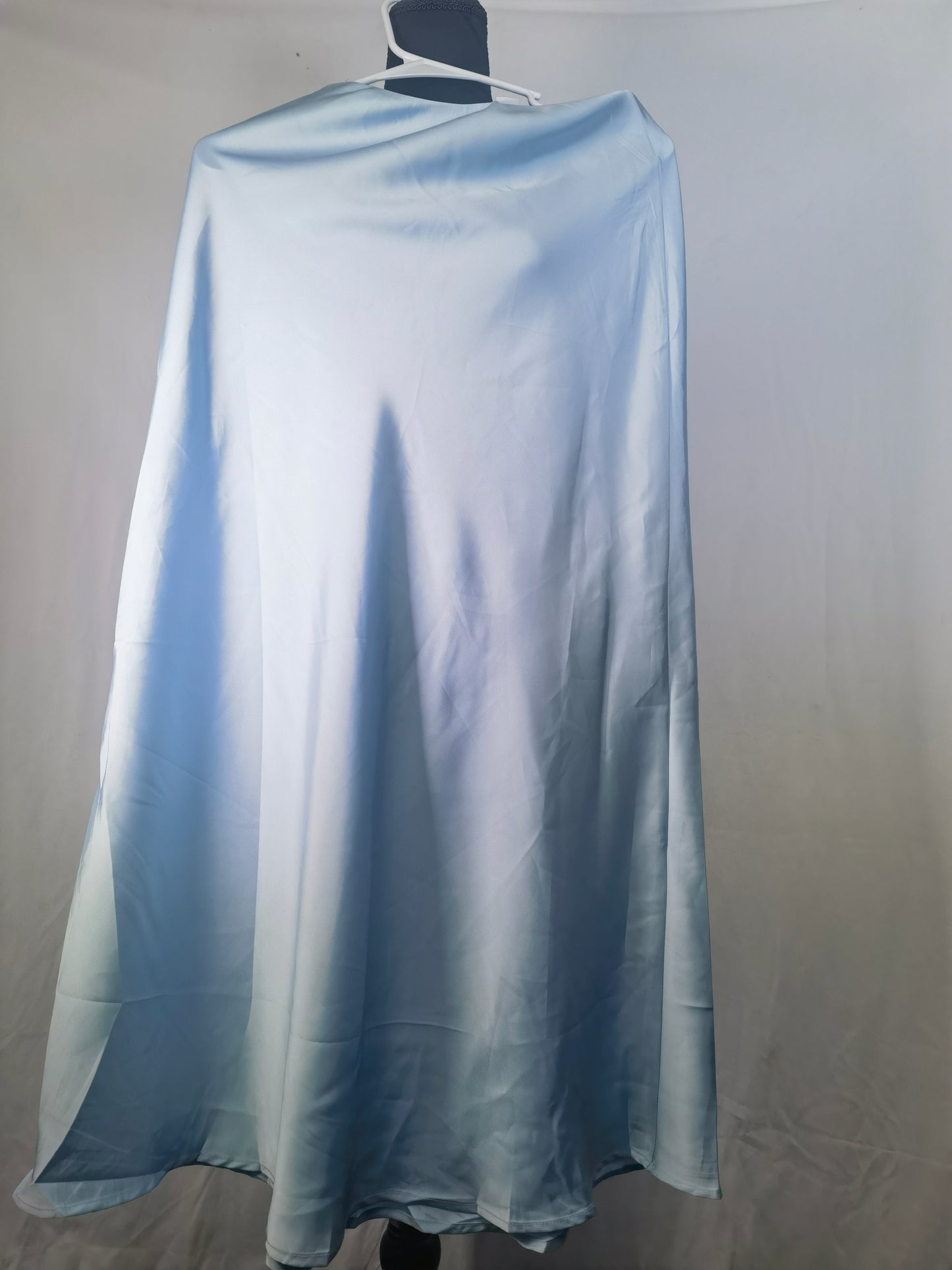 Women Solid Satin Midi Skirt Vintage Side Zipper Office Ladies Elegant Chic A-Line Skirts Size S