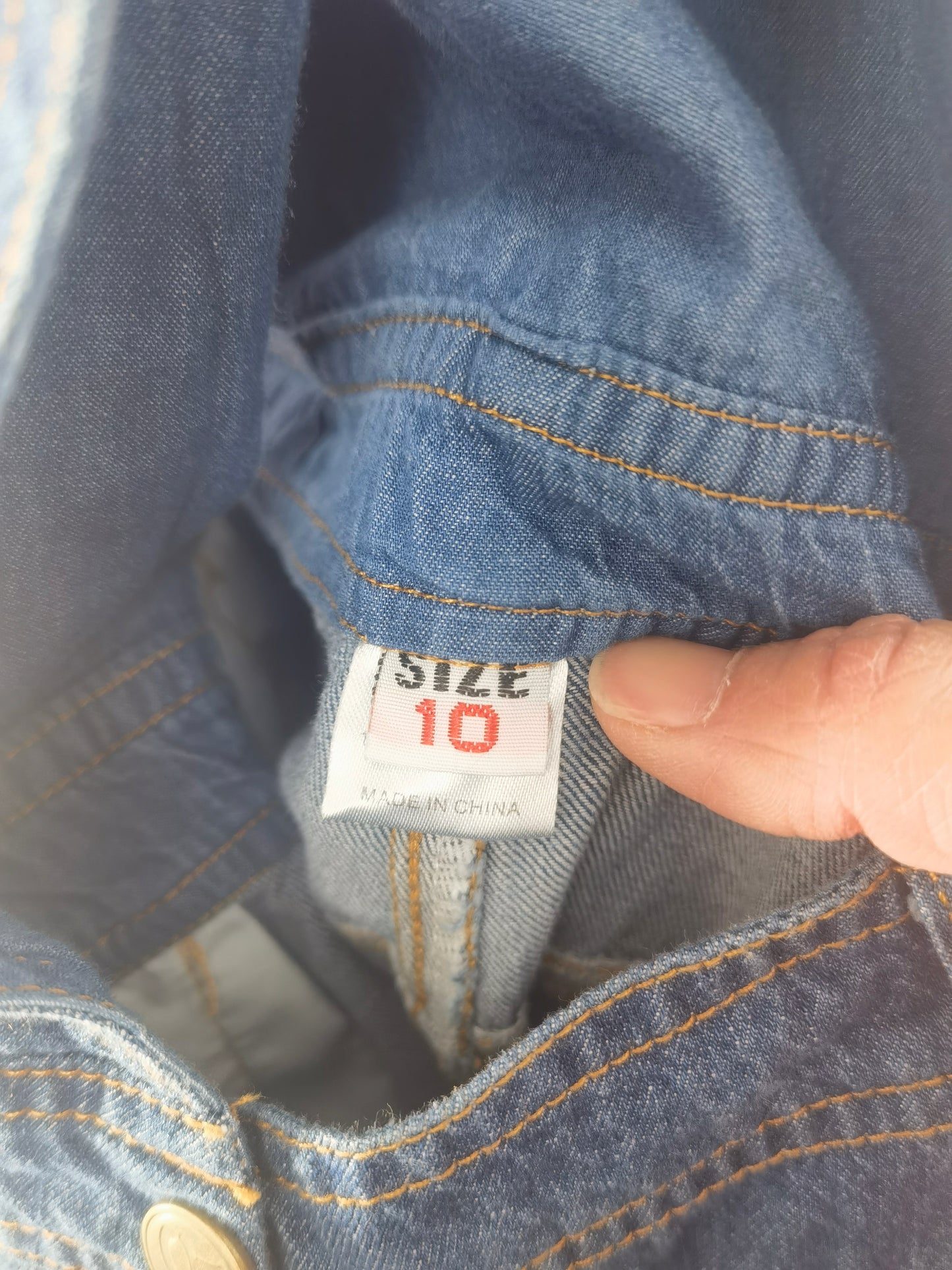 HISEA Boys' Denim Bib Overalls Size 4-16, Boys Youth Relaxed Fit Overall with Adjustable Straps and Convenient Tool Pockets Size 10