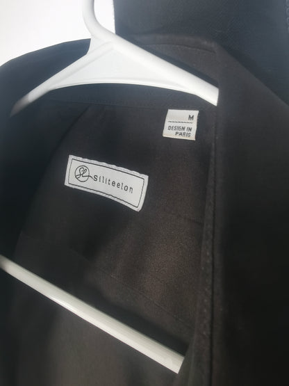 siliteelon Button Down Shirts Dress Shirts for Women Long Sleeve Womens Work Shirts Regular Fit Cotton Dress Shirts size M