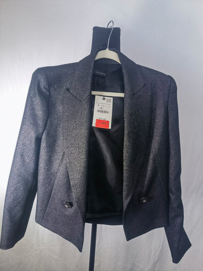 SHORT SPARKLY BLAZER Size S