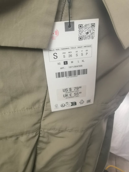 STRAPLESS ZIPPER JUMPSUIT Size S