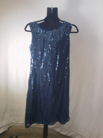 GRACE KARIN Women's Sequin Dress Wedding Guest Dresses Mother of The Bride Dresses Formal Dress Two Piece Dress Knee Length Size M