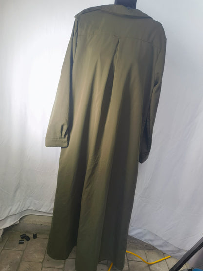 Cotton Linen Dresses for Women,2024 Summer Trendy Lapel Button Down Maxi Dress,Casual Loose Long Sleeve Beach Dress didn't find size on picture