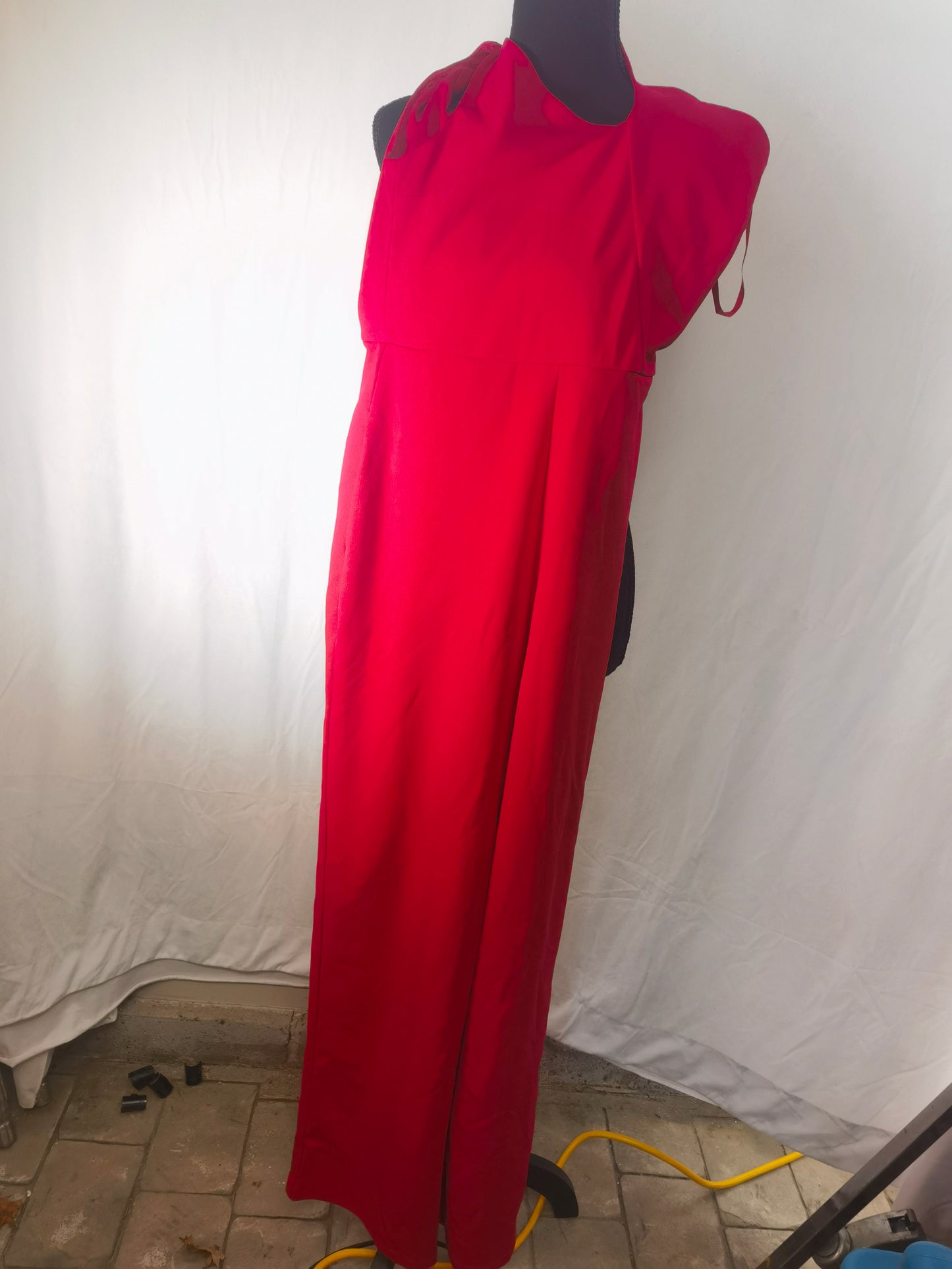Women's Red Dress Sleeveless Size S