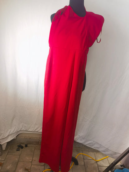 Women's Red Dress Sleeveless Size S