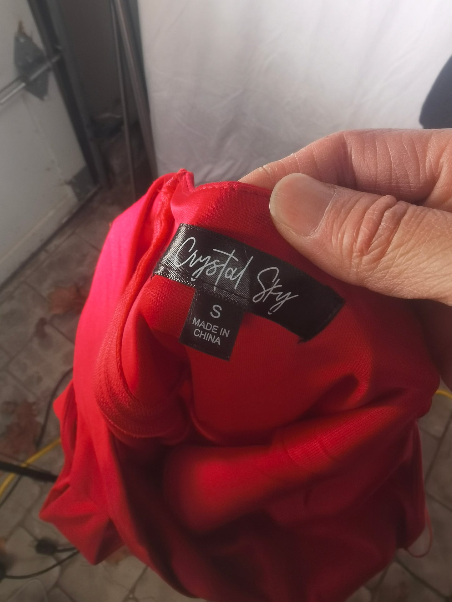 Women's Red Dress Sleeveless Size S