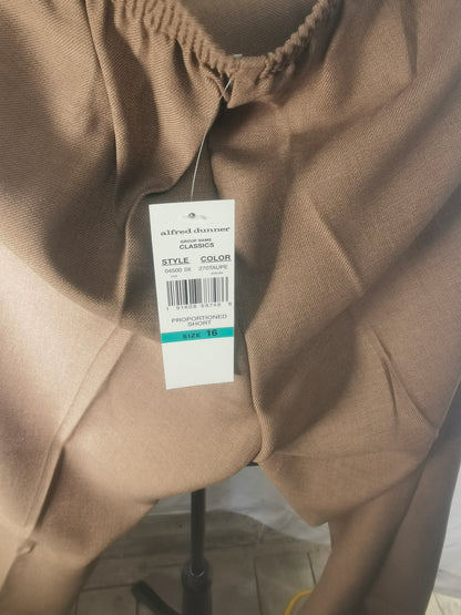 Textured Trousers with All-around Elastic Waistband size 16