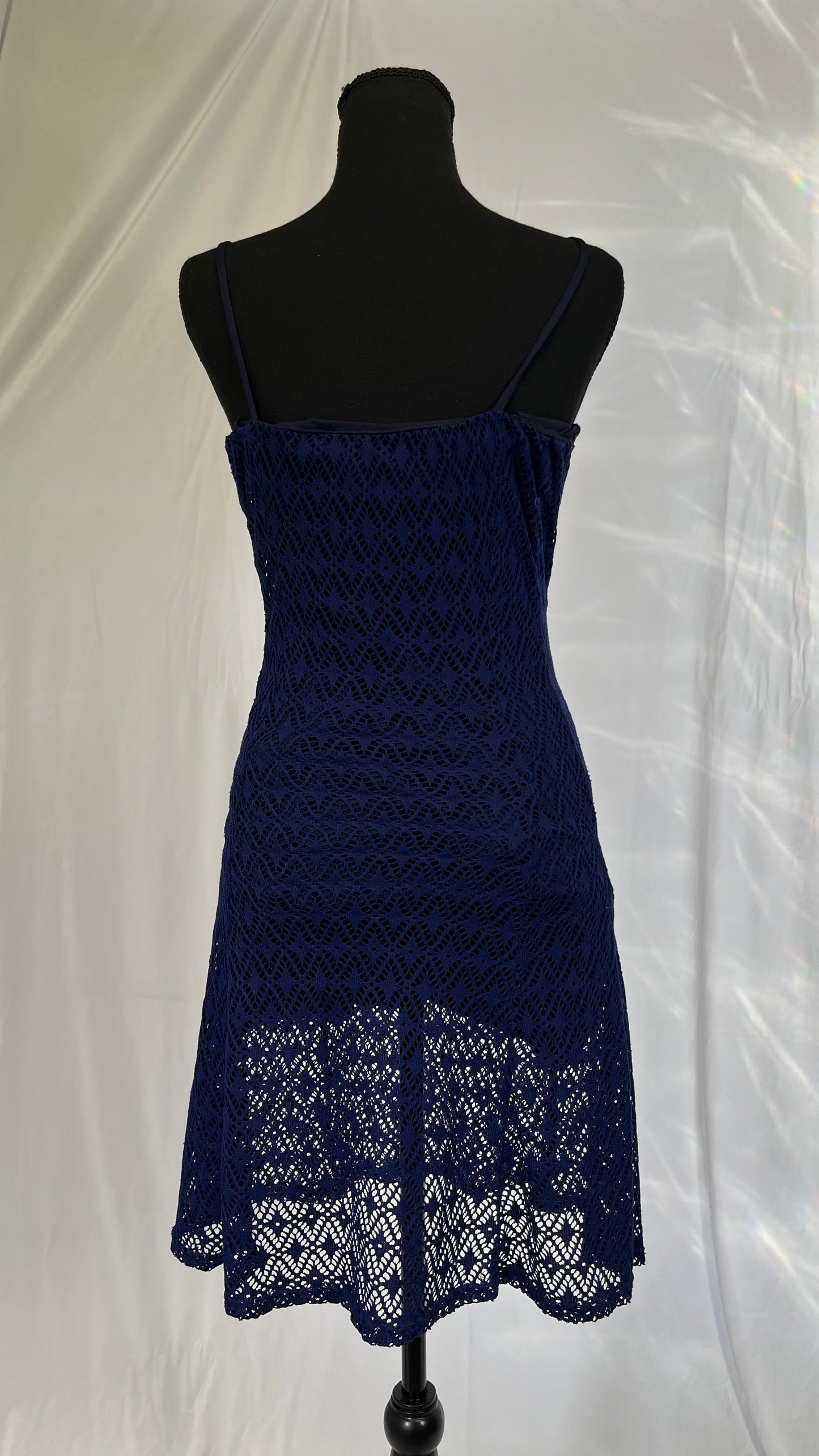 Women's Knee Length Zip Closure Lace Dress Summer Sexy Retro Party A-Line Dress size M Length Party Wedding Gue