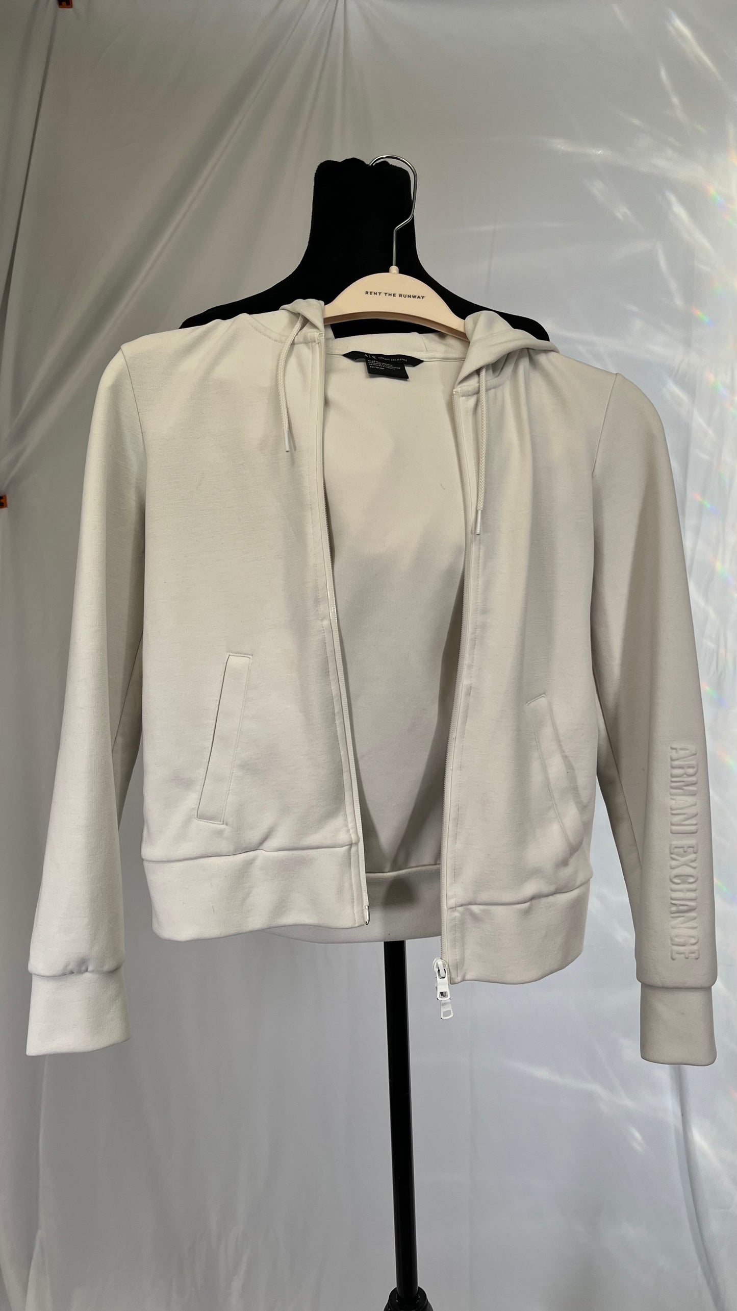 Floerns Women's Casual Long Sleeve Zip Up Cropped Hoodie Sweatshirts  Size xs