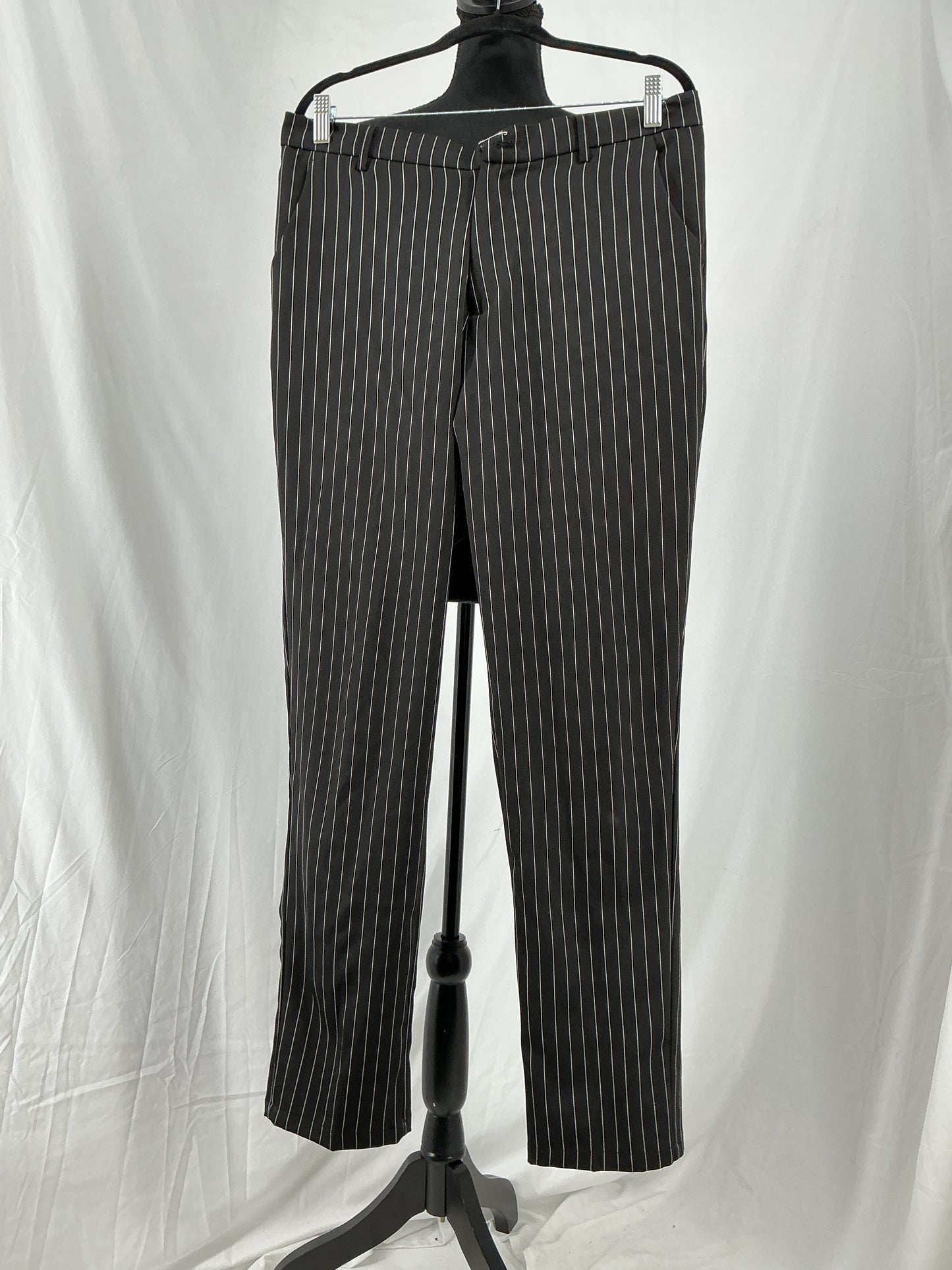 Manfinity ModaGents Men Pinstriped Print Double Breasted Blazer And Pants size L