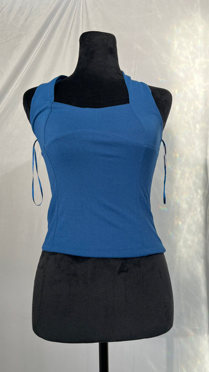 PUMIEY Women's Square Neck Tank Top Sleeveless Double Lined Basic Tops Sharp Collection size S