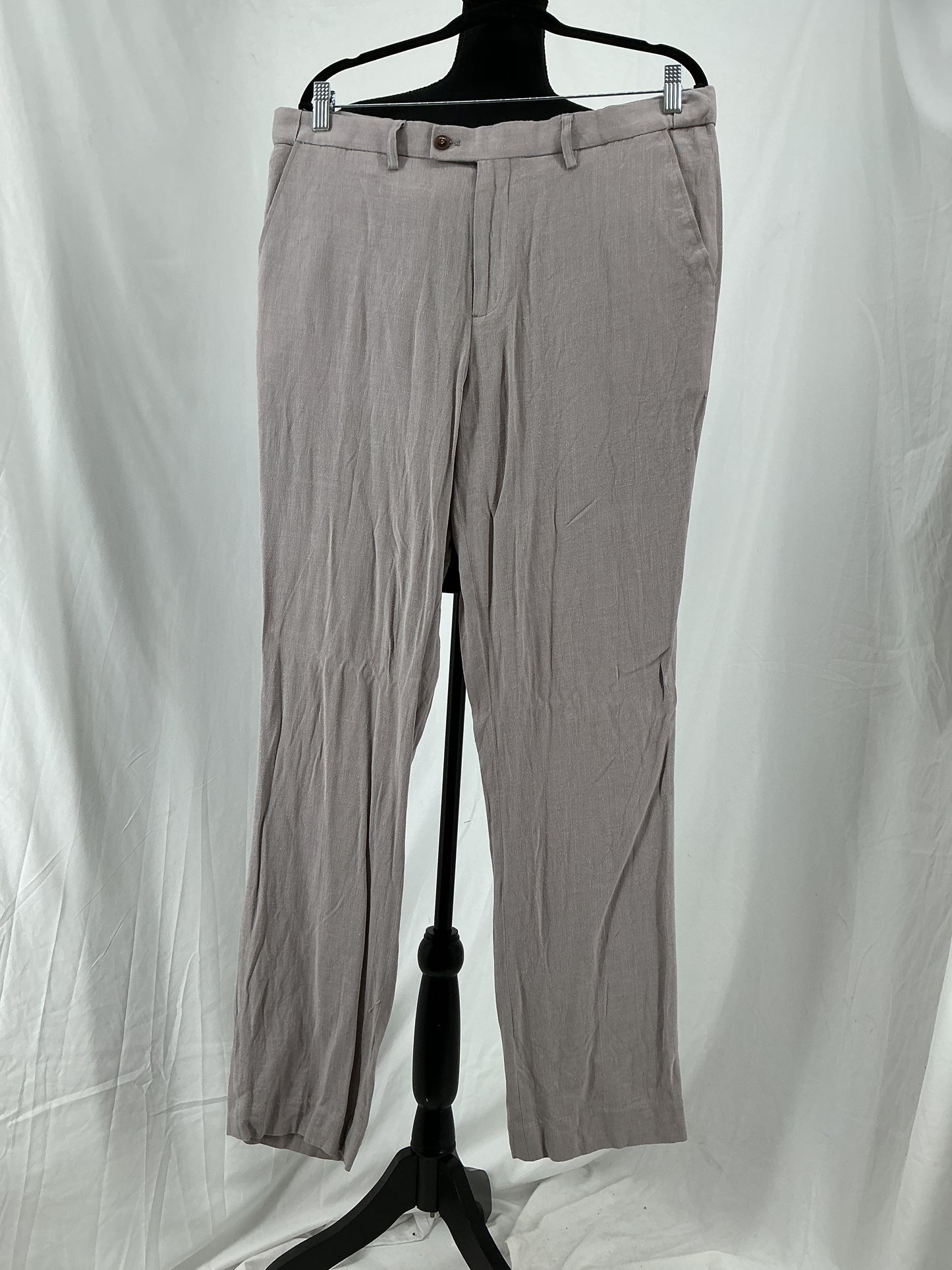 Men’s Gray Heavy Wool Suit Jacket And Pants size m